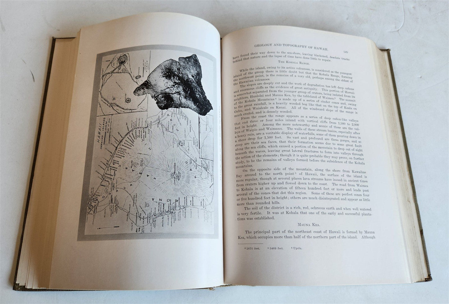 1915 NATURAL HISTORY of HAWAII antique ILLUSTRATED