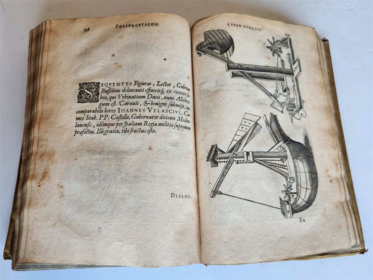 1614 DE MILITIA ROMANA by LIPSIUS antique ILLUSTRATED WARFARE Plantiniana vellum