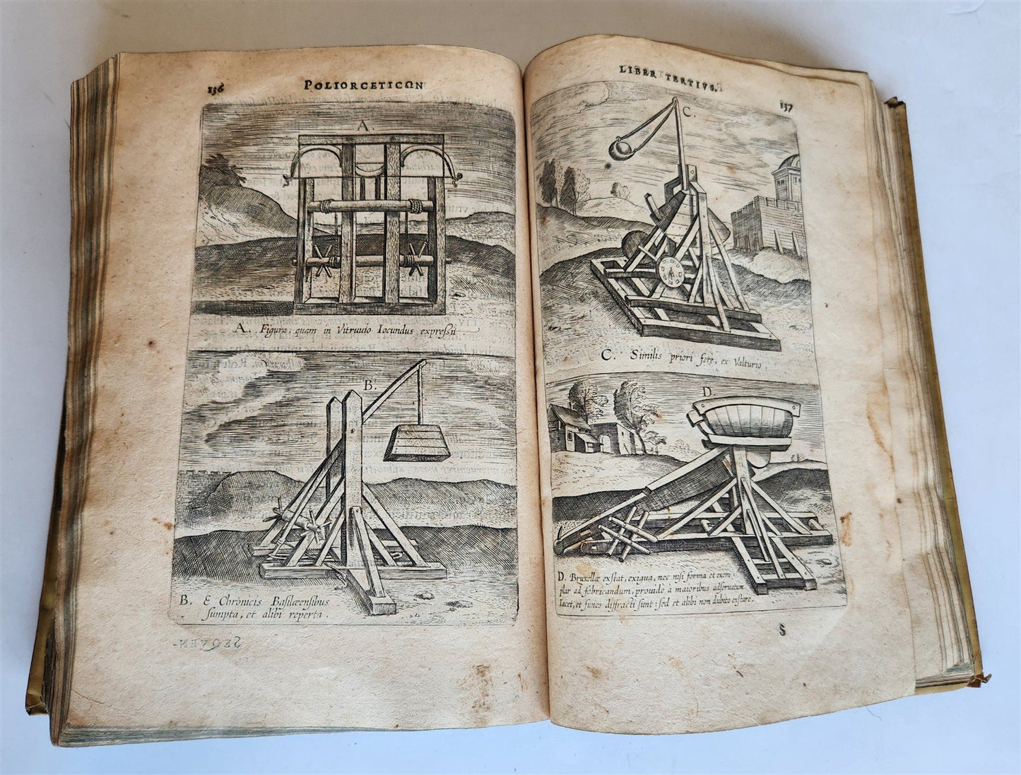 1614 DE MILITIA ROMANA by LIPSIUS antique ILLUSTRATED WARFARE Plantiniana vellum