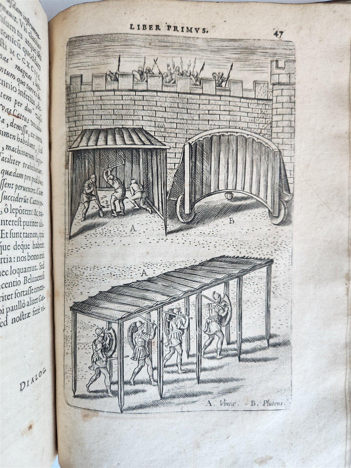 1614 DE MILITIA ROMANA by LIPSIUS antique ILLUSTRATED WARFARE Plantiniana vellum