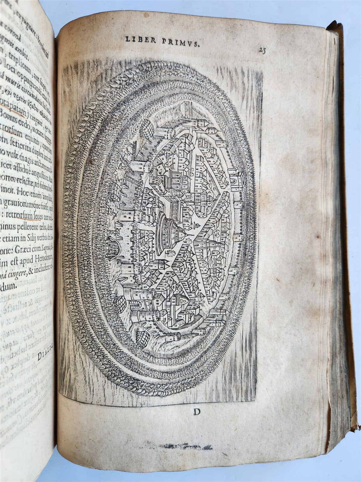 1614 DE MILITIA ROMANA by LIPSIUS antique ILLUSTRATED WARFARE Plantiniana vellum
