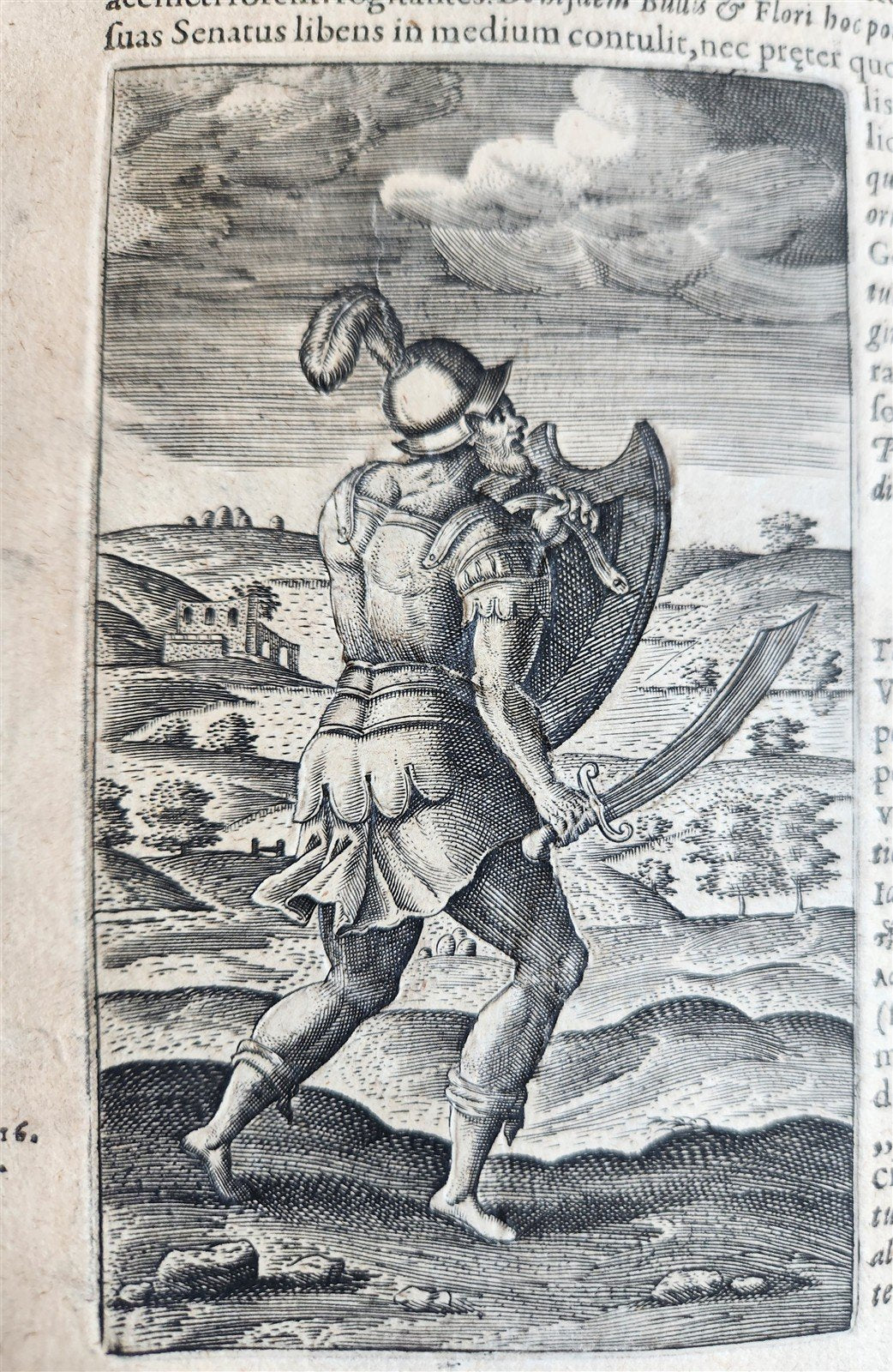 1614 DE MILITIA ROMANA by LIPSIUS antique ILLUSTRATED WARFARE Plantiniana vellum