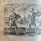 1614 DE MILITIA ROMANA by LIPSIUS antique ILLUSTRATED WARFARE Plantiniana vellum