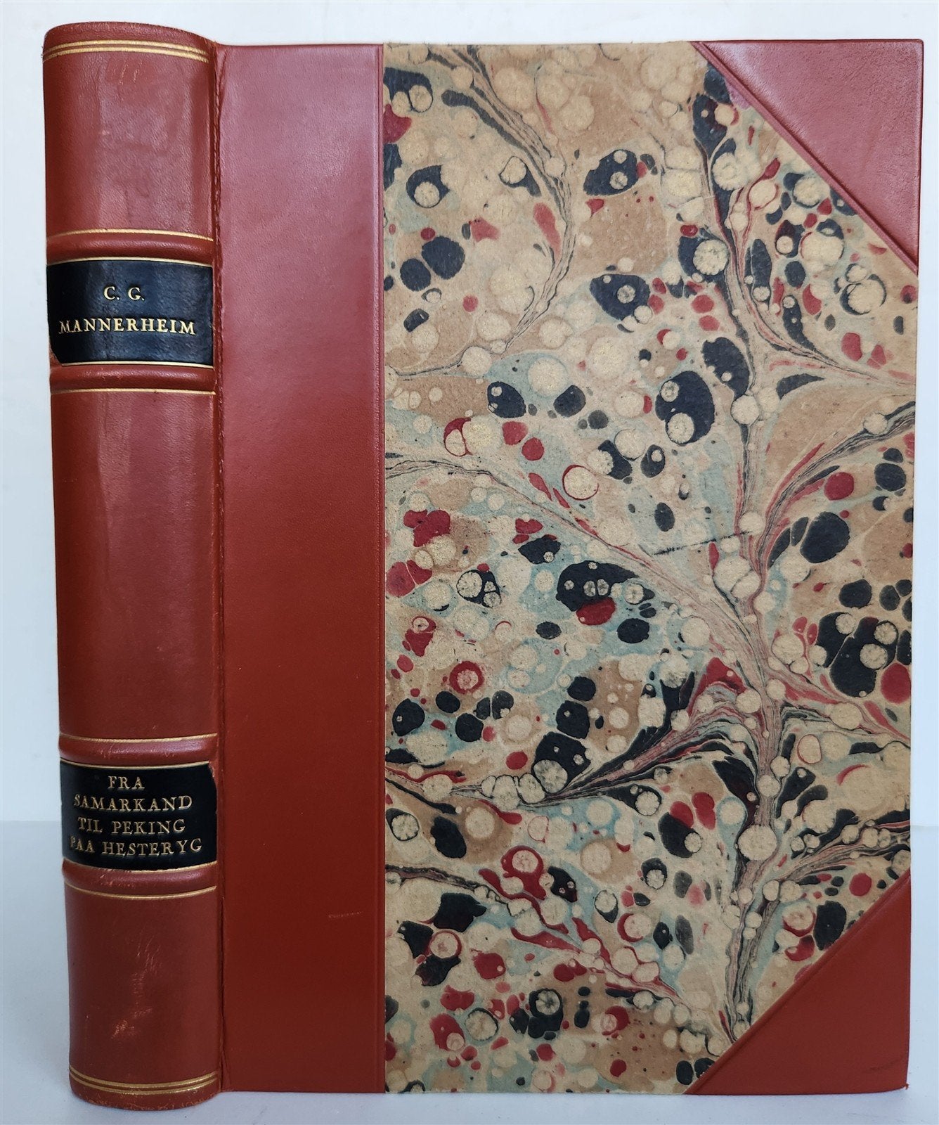 1941 FROM SAMARKAND to PEKING by Mannerheim antique in DANISH ILLUSTRATED