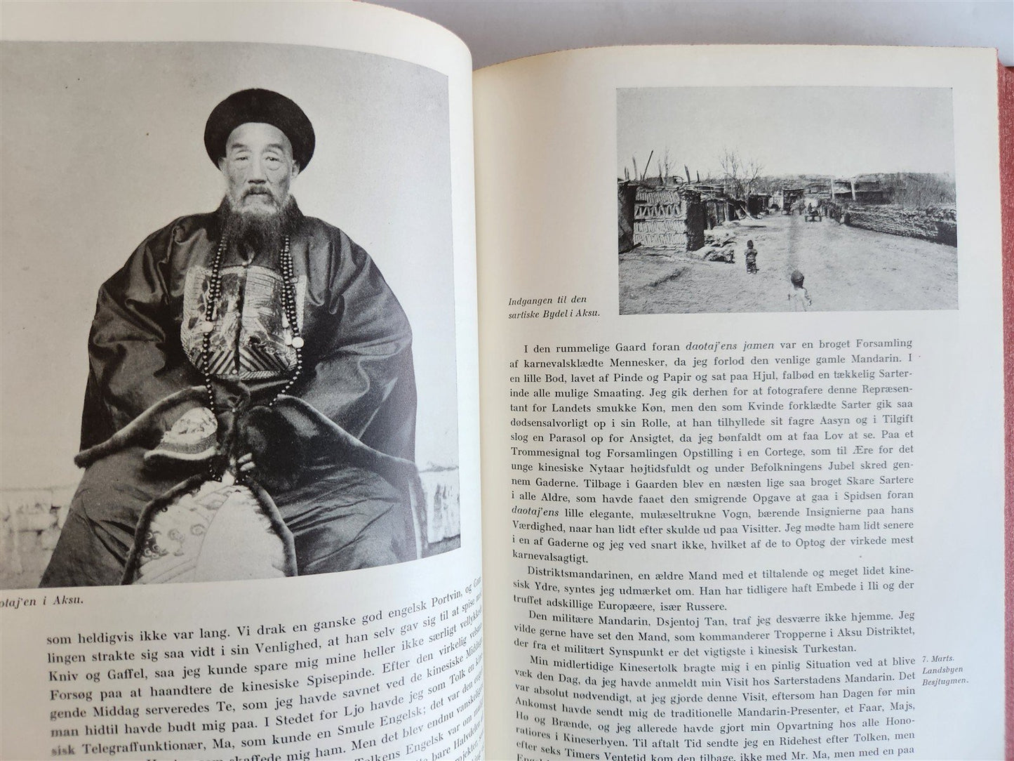 1941 FROM SAMARKAND to PEKING by Mannerheim antique in DANISH ILLUSTRATED