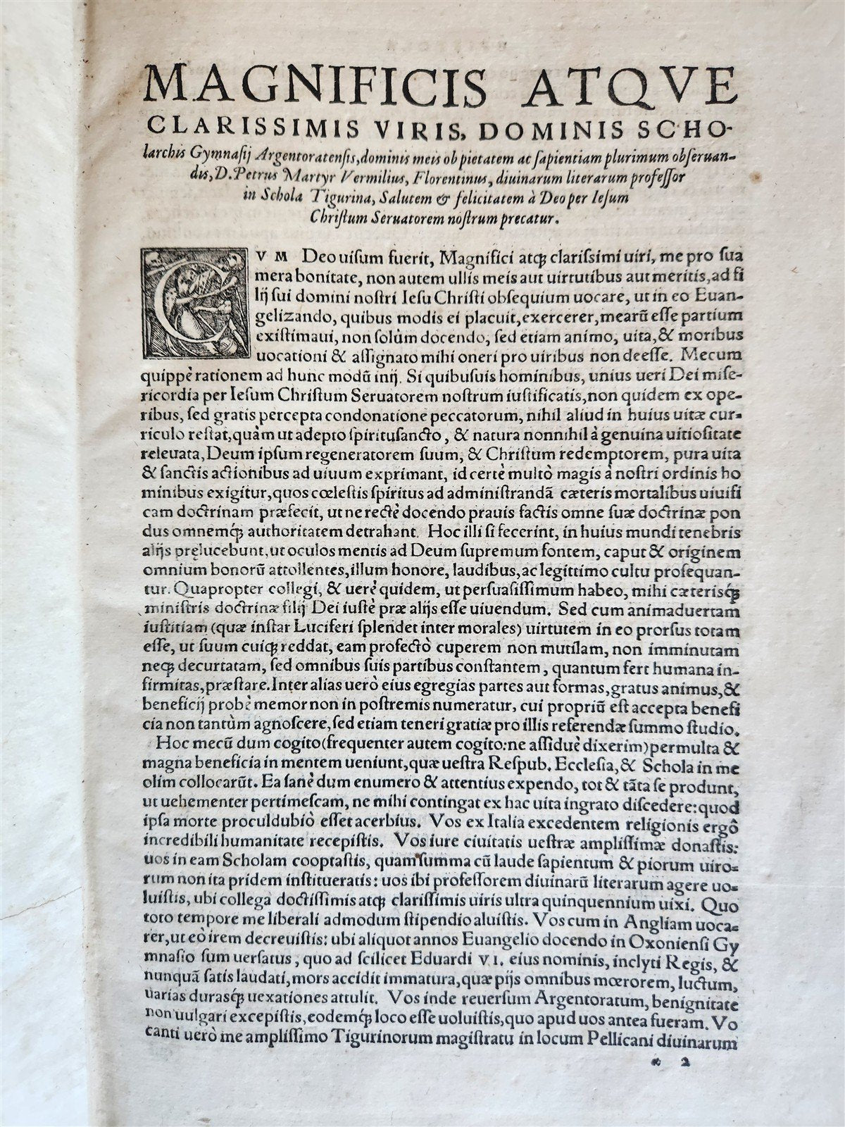 1561 COMMENTARY on BIBLE BOOK OF JUDGES by Peter Martyr Vermigli antique VELLUM
