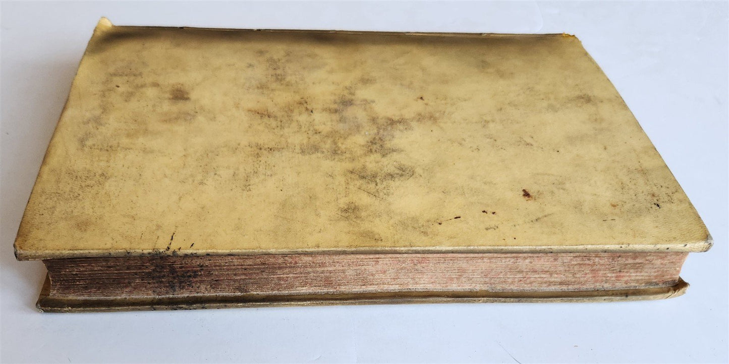 1561 COMMENTARY on BIBLE BOOK OF JUDGES by Peter Martyr Vermigli antique VELLUM
