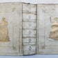 1709 BIBLE in GREEK ILLUSTRATED w/ MAPS antique GILT DECORATED VELLUM BINDING