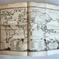 1709 BIBLE in GREEK ILLUSTRATED w/ MAPS antique GILT DECORATED VELLUM BINDING