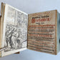 1701 RARE SERMONS of Trauner 2 VOLUMES antique scarce PIGSKIN BINDING