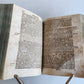 1701 RARE SERMONS of Trauner 2 VOLUMES antique scarce PIGSKIN BINDING