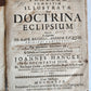 1682 ASTRONOMY ECLIPSES antique Tenebrae Summatim Illustratae Doctrina Eclipsium