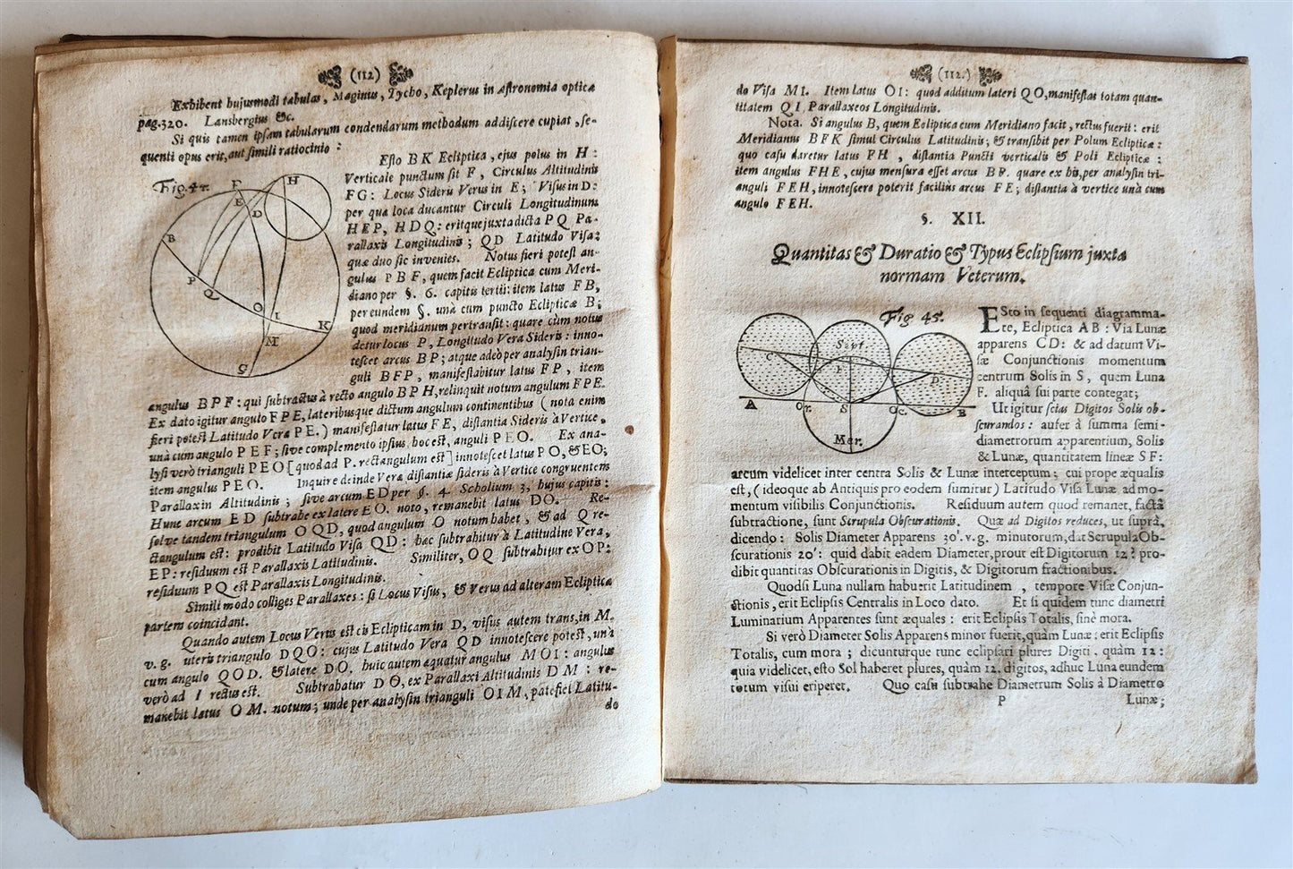 1682 ASTRONOMY ECLIPSES antique Tenebrae Summatim Illustratae Doctrina Eclipsium