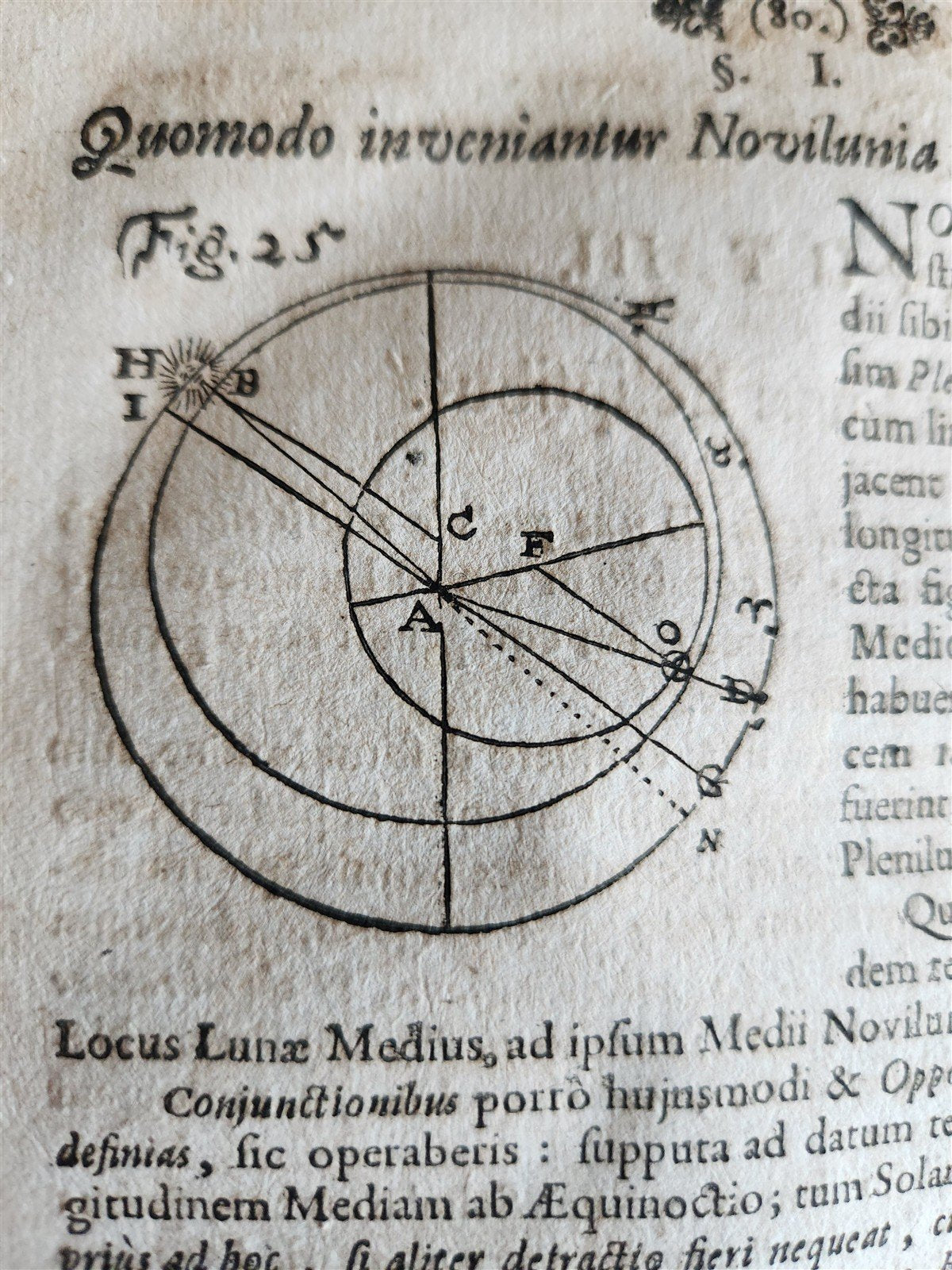 1682 ASTRONOMY ECLIPSES antique Tenebrae Summatim Illustratae Doctrina Eclipsium