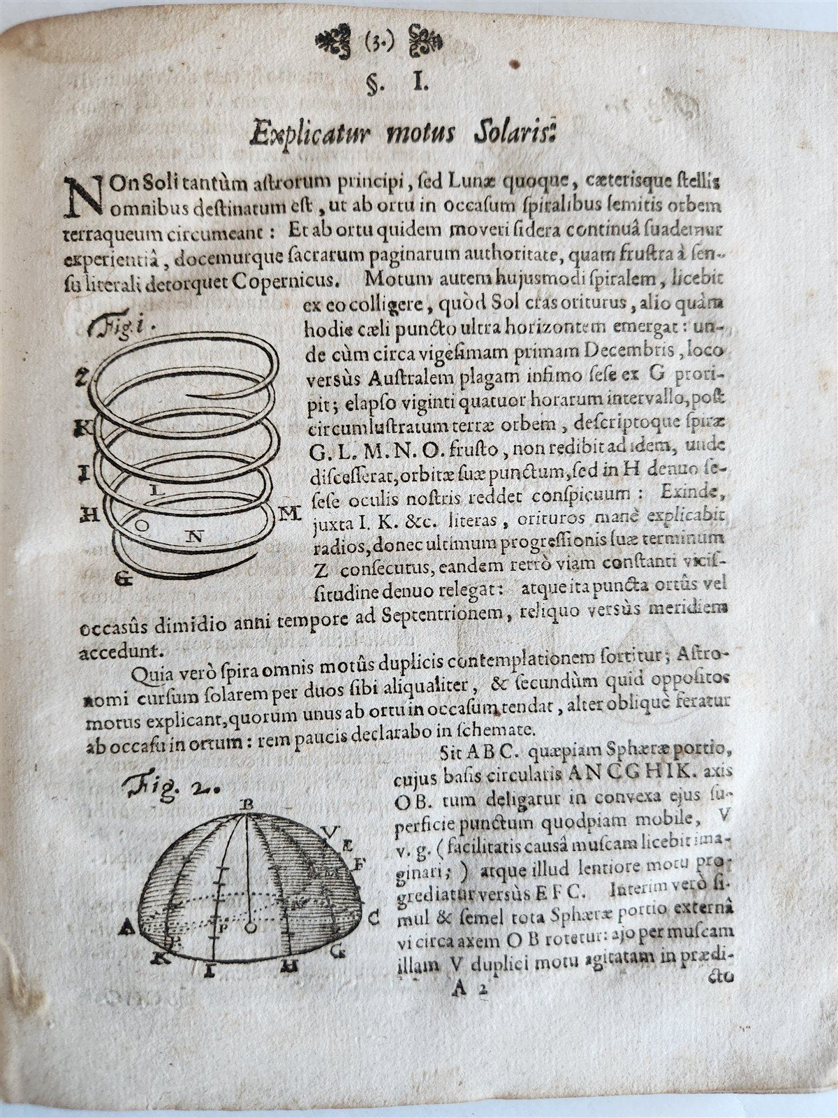 1682 ASTRONOMY ECLIPSES antique Tenebrae Summatim Illustratae Doctrina Eclipsium