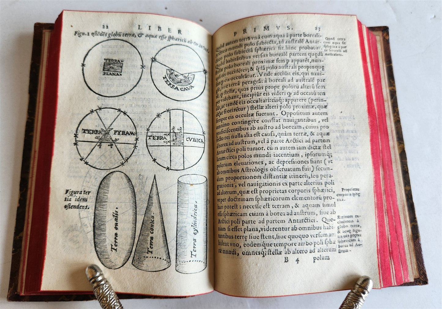 1585 COSMOGRAPHIA by Francesco Barozzi antique ILLUSTRATED 16th CENTURY rare
