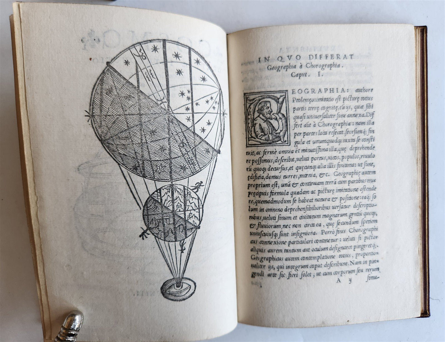 1533 POST-INCUNABULA COSMOGRAPHIA by PETRUS APIANUS antique ILLUSTRATED