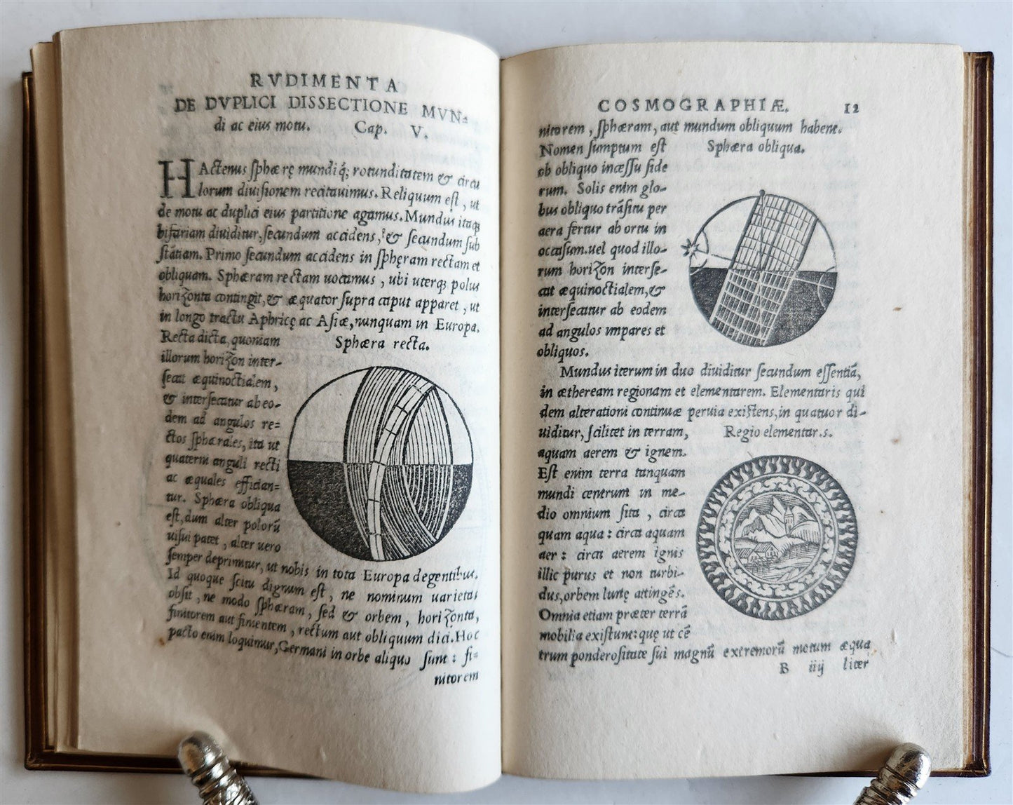 1533 POST-INCUNABULA COSMOGRAPHIA by PETRUS APIANUS antique ILLUSTRATED