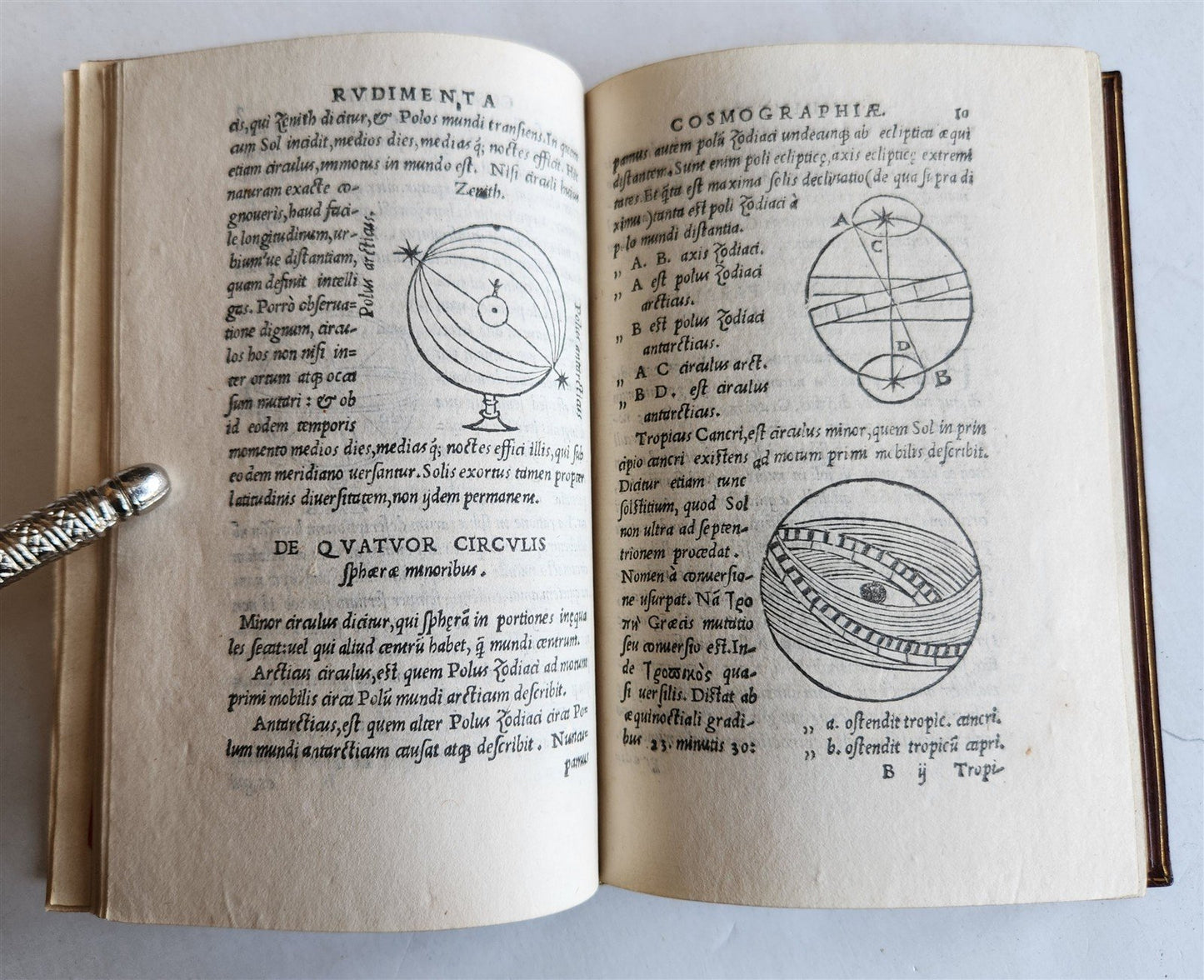 1533 POST-INCUNABULA COSMOGRAPHIA by PETRUS APIANUS antique ILLUSTRATED