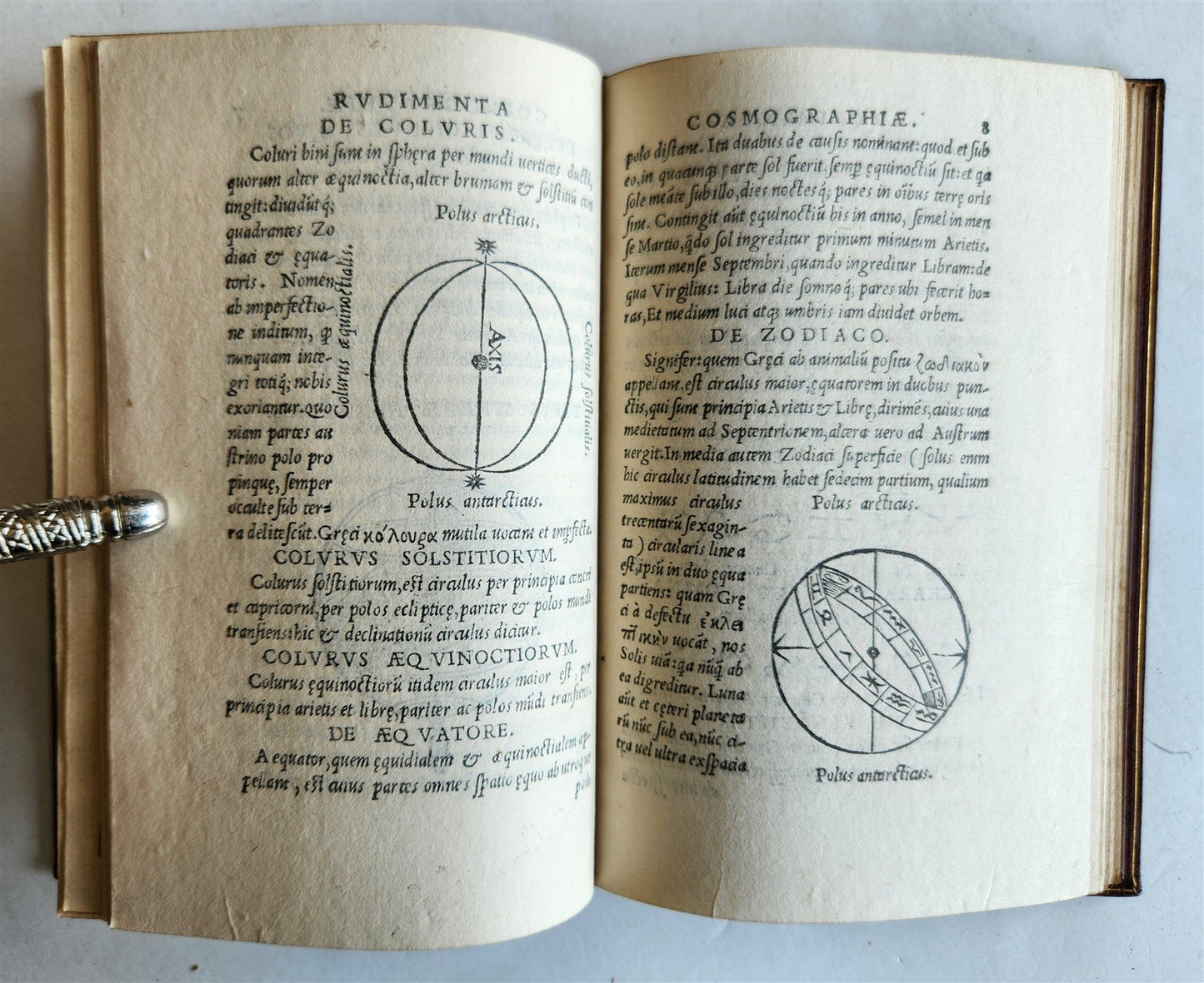 1533 POST-INCUNABULA COSMOGRAPHIA by PETRUS APIANUS antique ILLUSTRATED