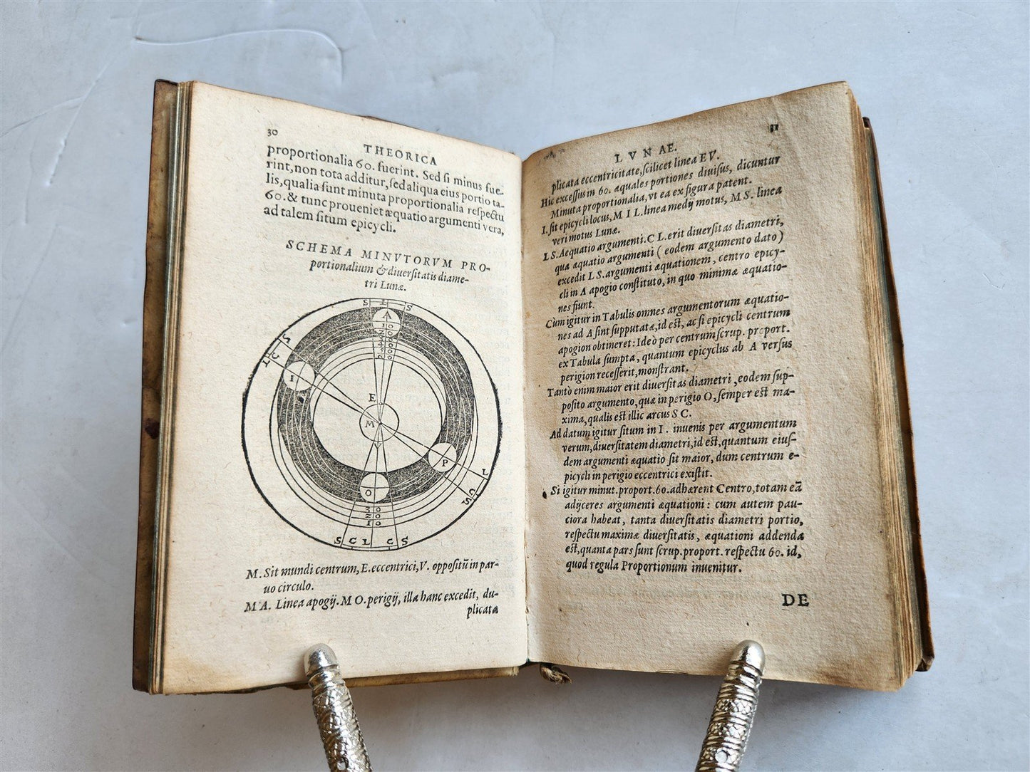 1581 ASTRONOMY Theoricae Novae Planetarum Georg PEURBACH & SACROBOSCO antique
