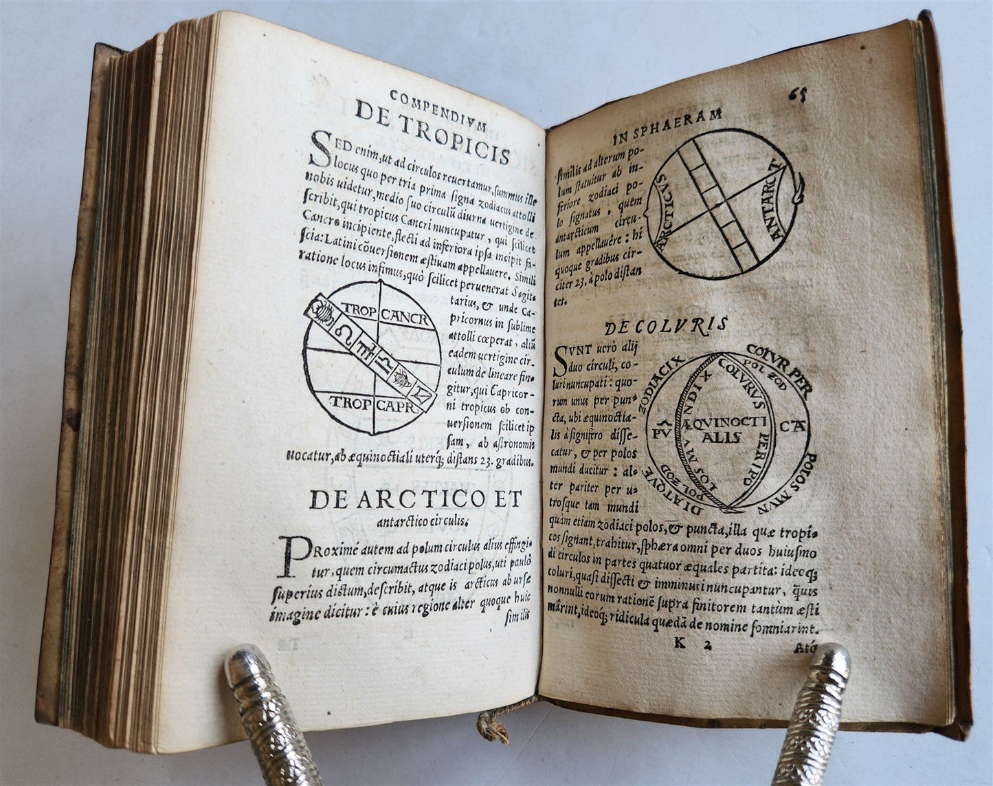 1581 ASTRONOMY Theoricae Novae Planetarum Georg PEURBACH & SACROBOSCO antique