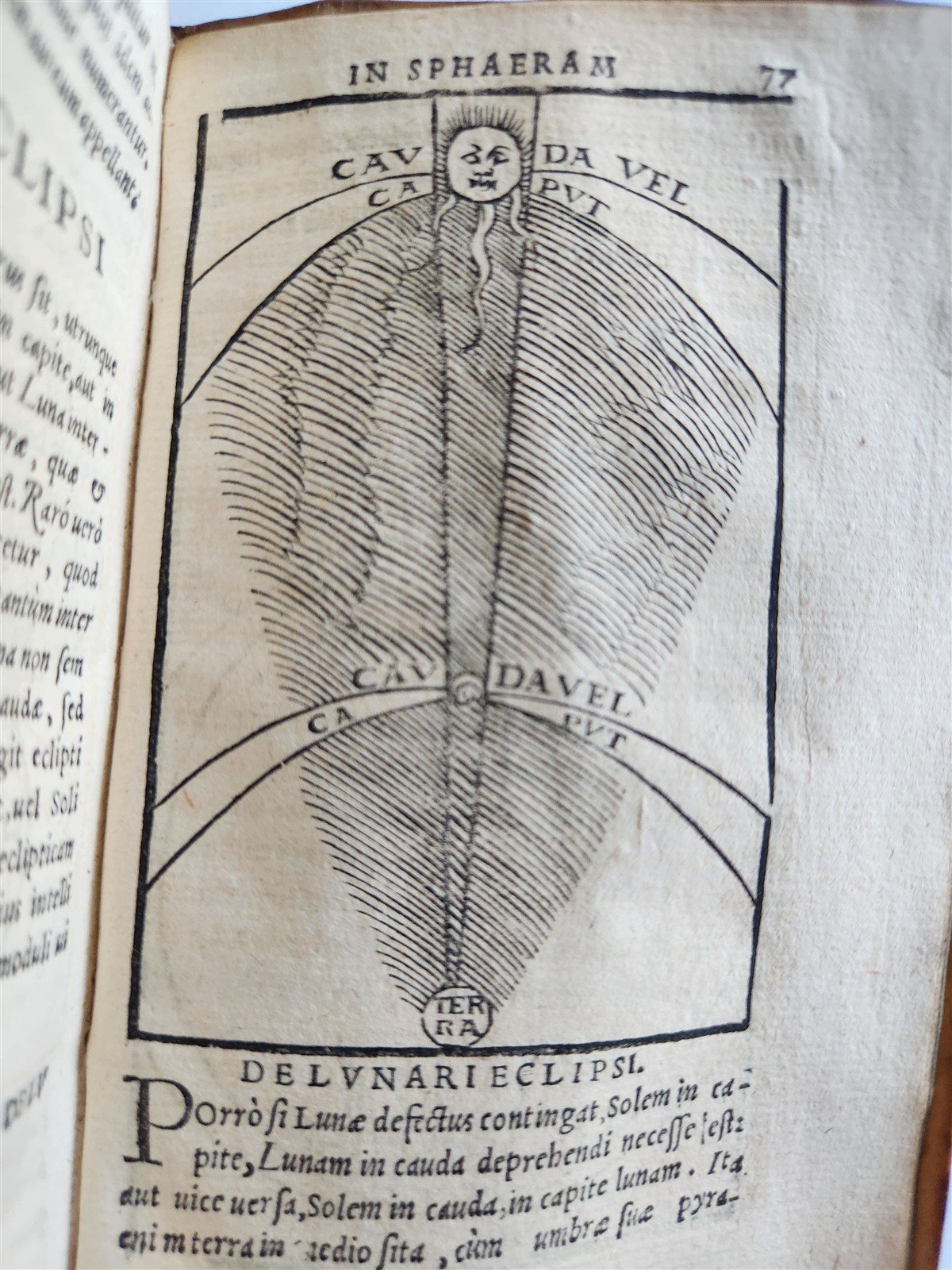 1581 ASTRONOMY Theoricae Novae Planetarum Georg PEURBACH & SACROBOSCO antique