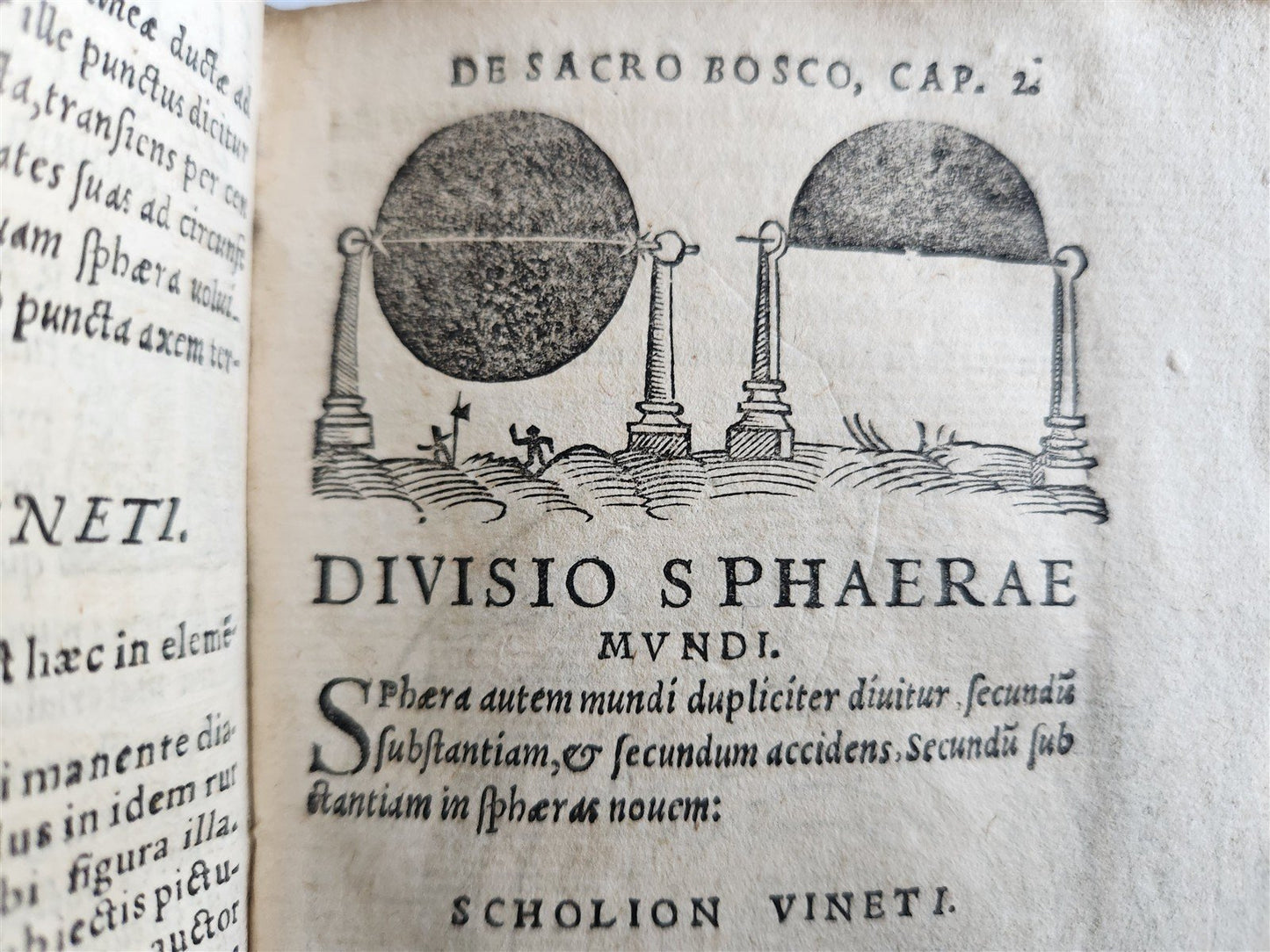 1581 ASTRONOMY Theoricae Novae Planetarum Georg PEURBACH & SACROBOSCO antique