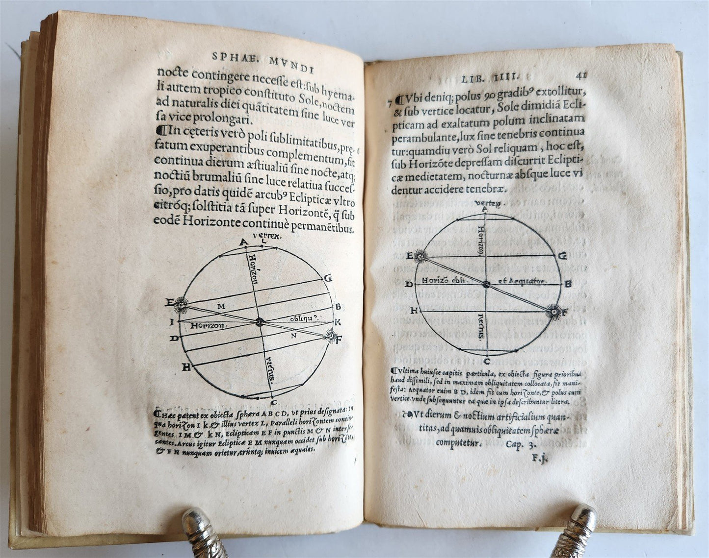 1542 ASTRONOMY De Mundi Sphaera sive Cosmographia primave Astronomiae antique