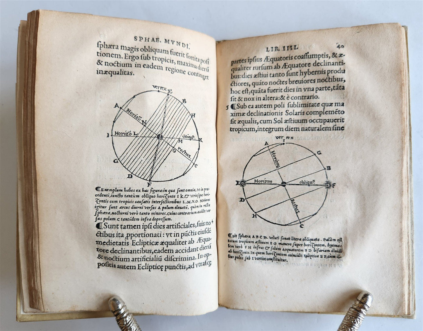 1542 ASTRONOMY De Mundi Sphaera sive Cosmographia primave Astronomiae antique