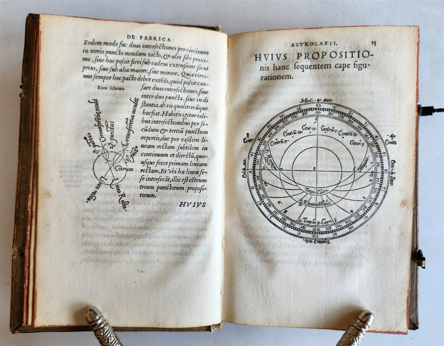 1553 ASTRONOMY Elucidatio Fabricae Ususque Astrolabii by J. STOEFFLER antique