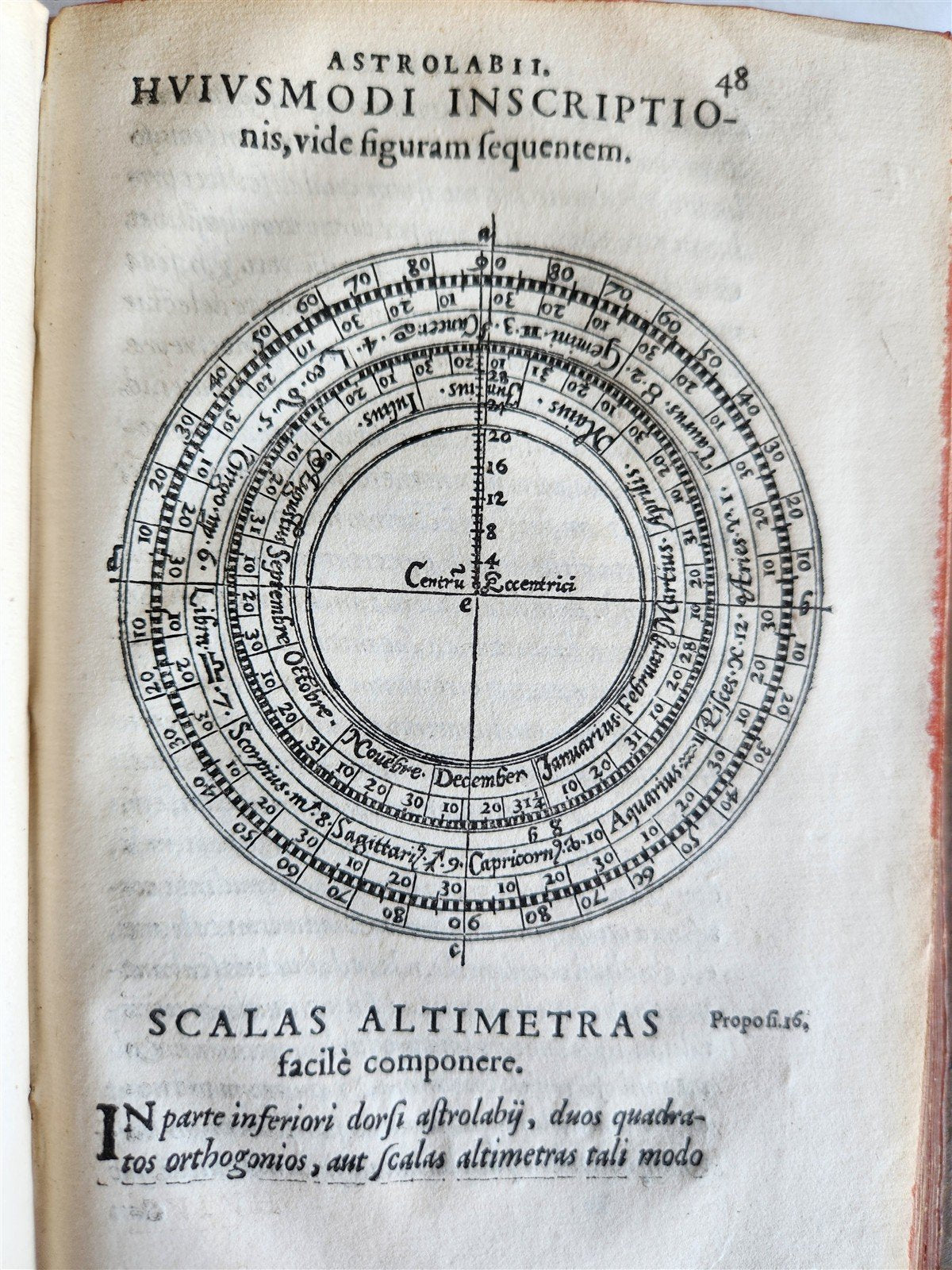1553 ASTRONOMY Elucidatio Fabricae Ususque Astrolabii by J. STOEFFLER antique