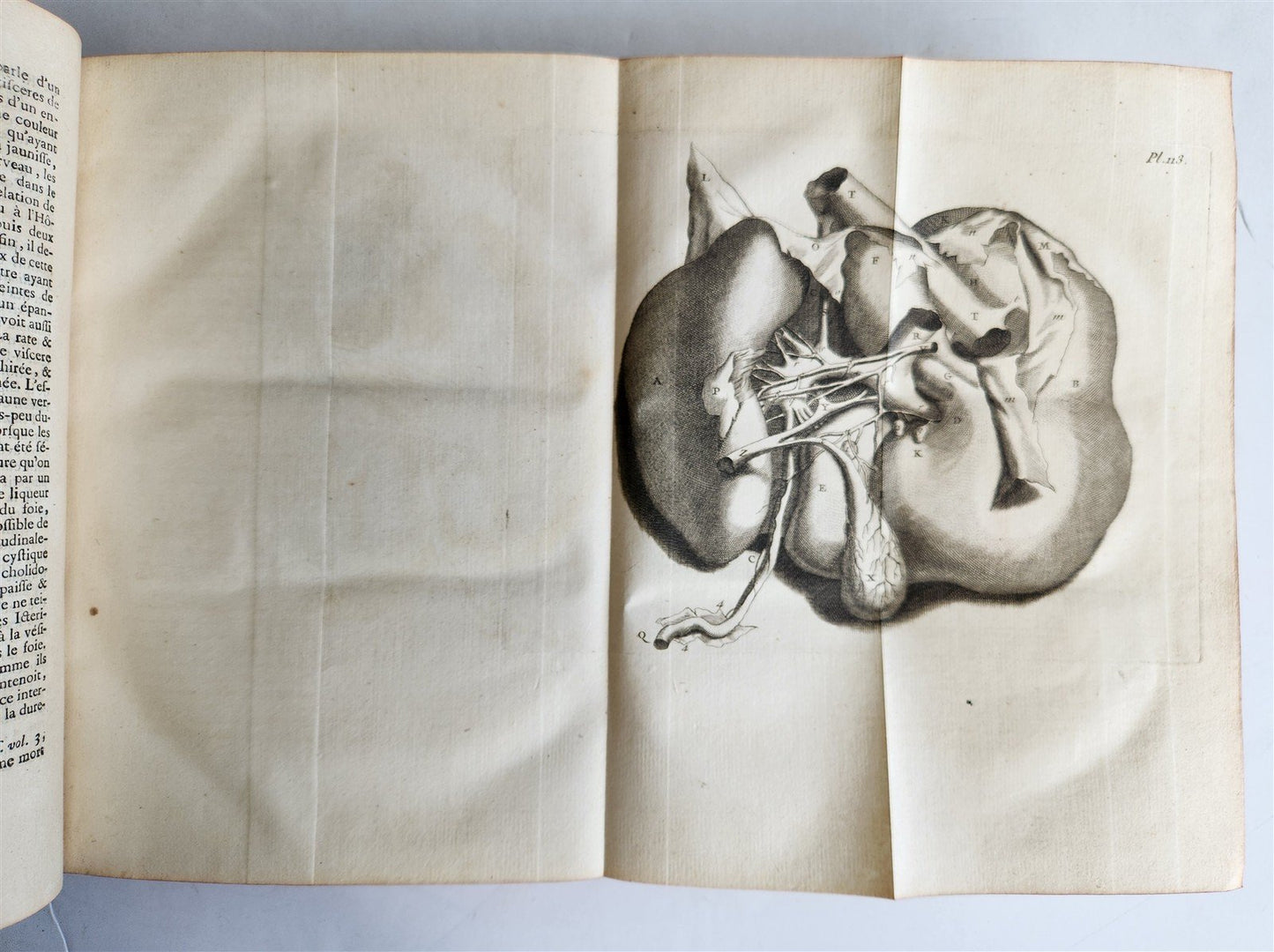 1761 MEDICAL TREATISE ILLUSTRATED ANATOMY by Francois PLANQUE antique V.6
