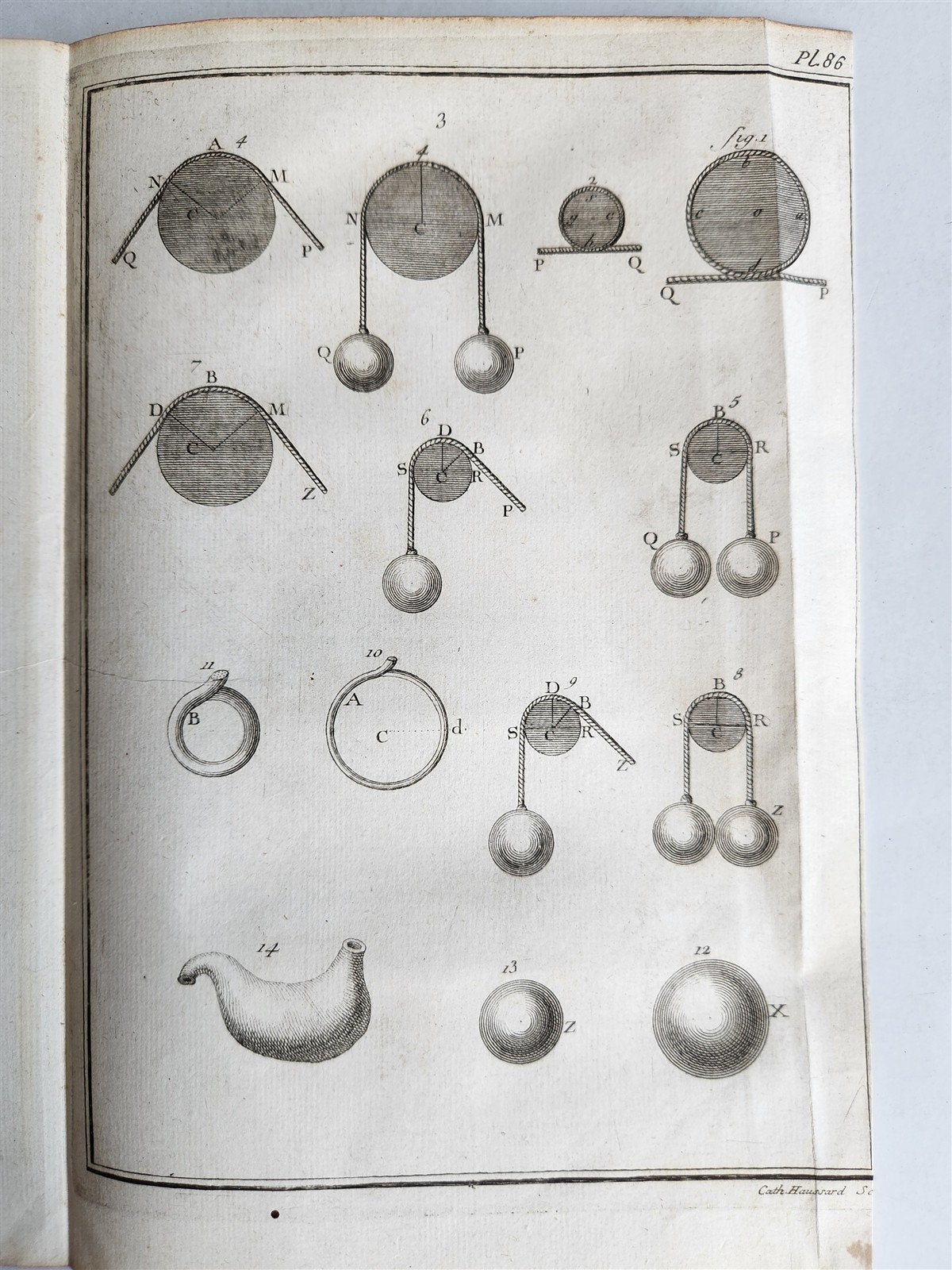 1753 MEDICAL TREATISE ILLUSTRATED ANATOMY by Francois PLANQUE antique V. 4