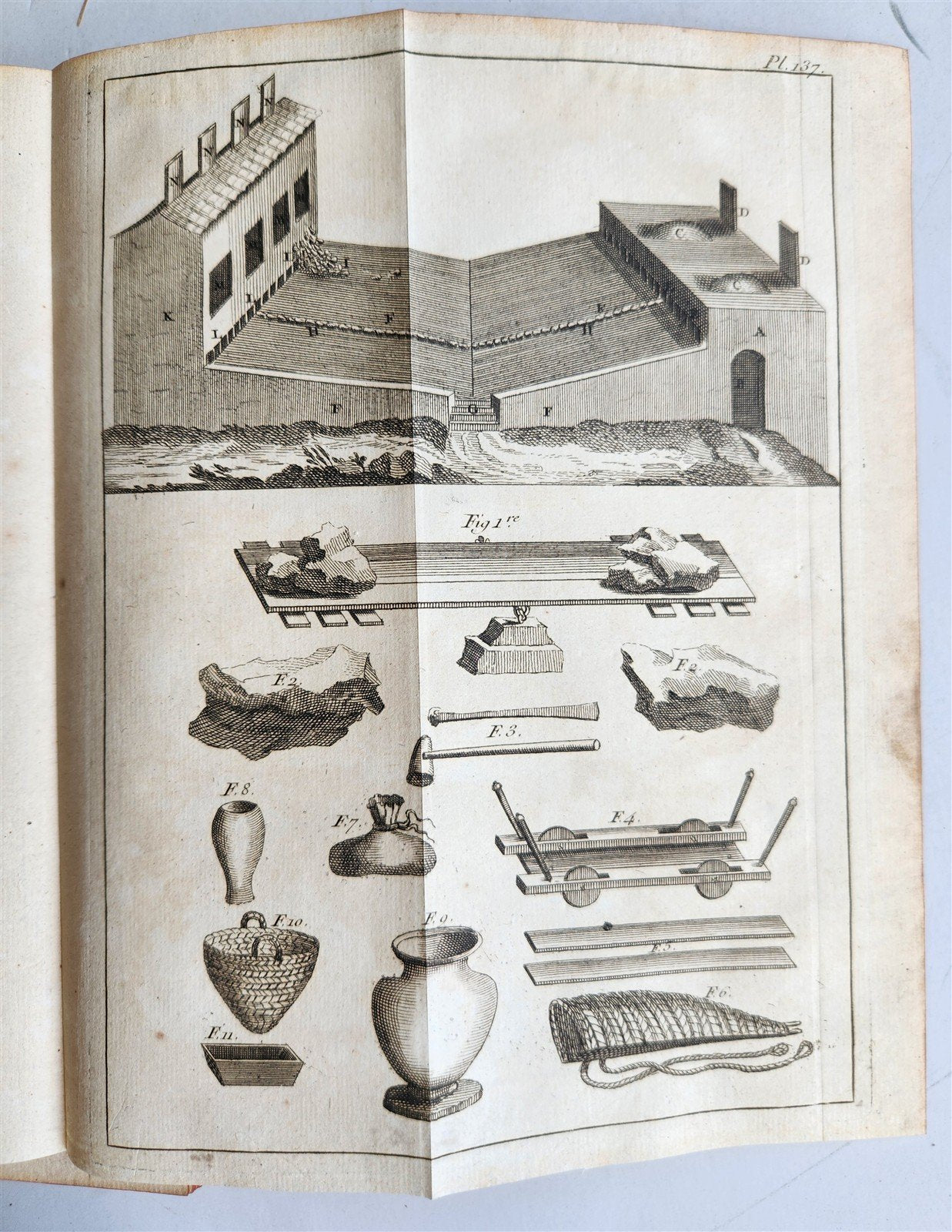 1752 MEDICAL TREATISE ILLUSTRATED ANATOMY by Francois PLANQUE antique V. 7