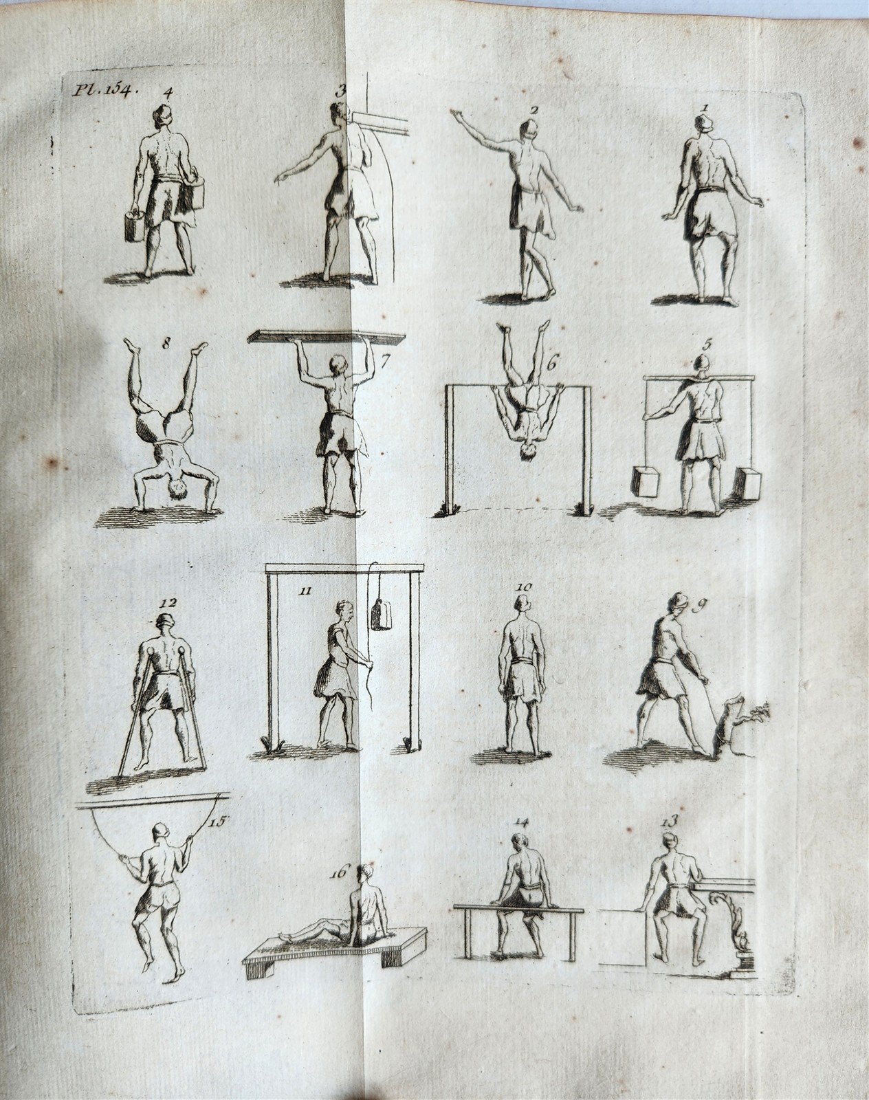 1752 MEDICAL TREATISE ILLUSTRATED ANATOMY by Francois PLANQUE antique V. 7