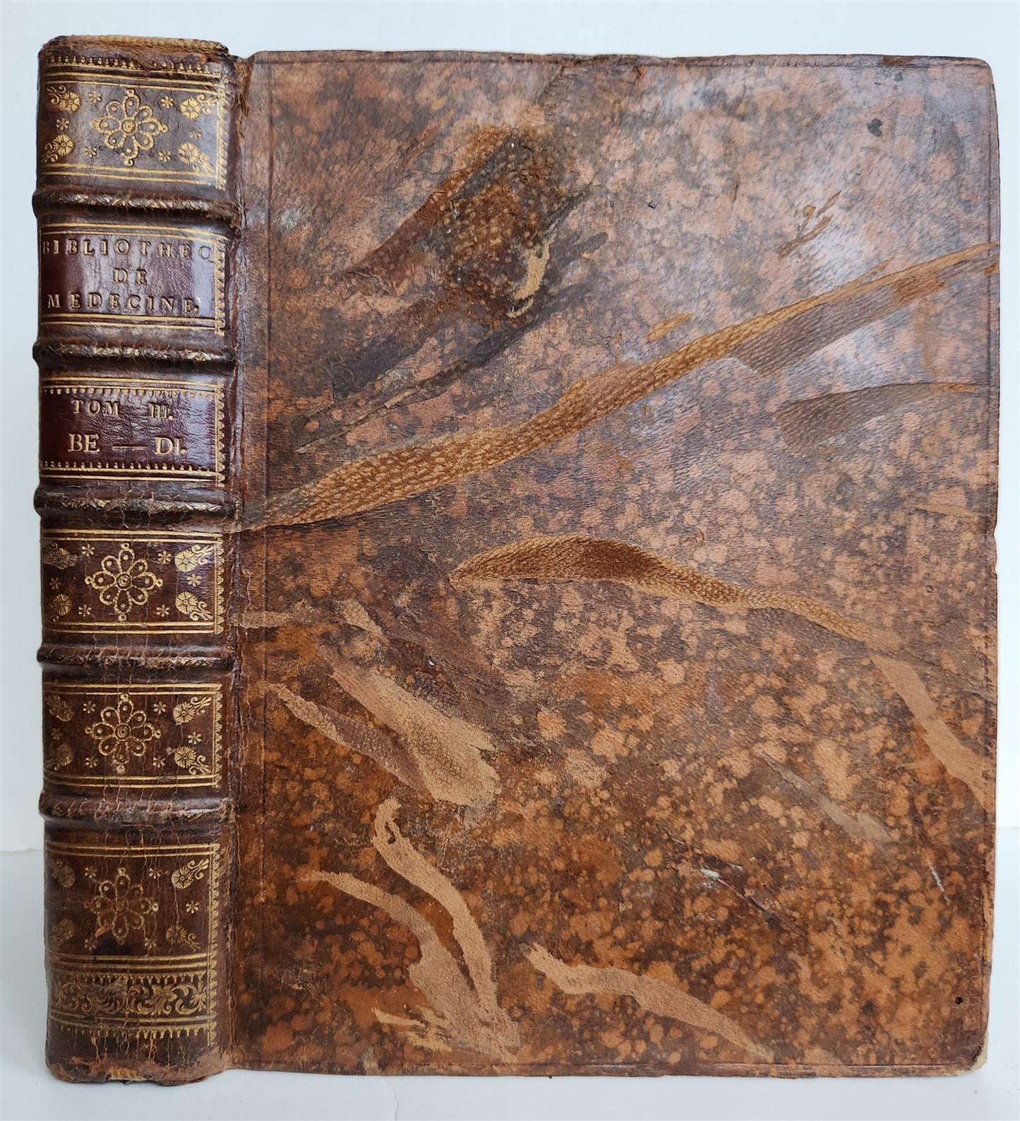 1750 MEDICAL TREATISE ILLUSTRATED ANATOMY by Francois PLANQUE antique V. 3