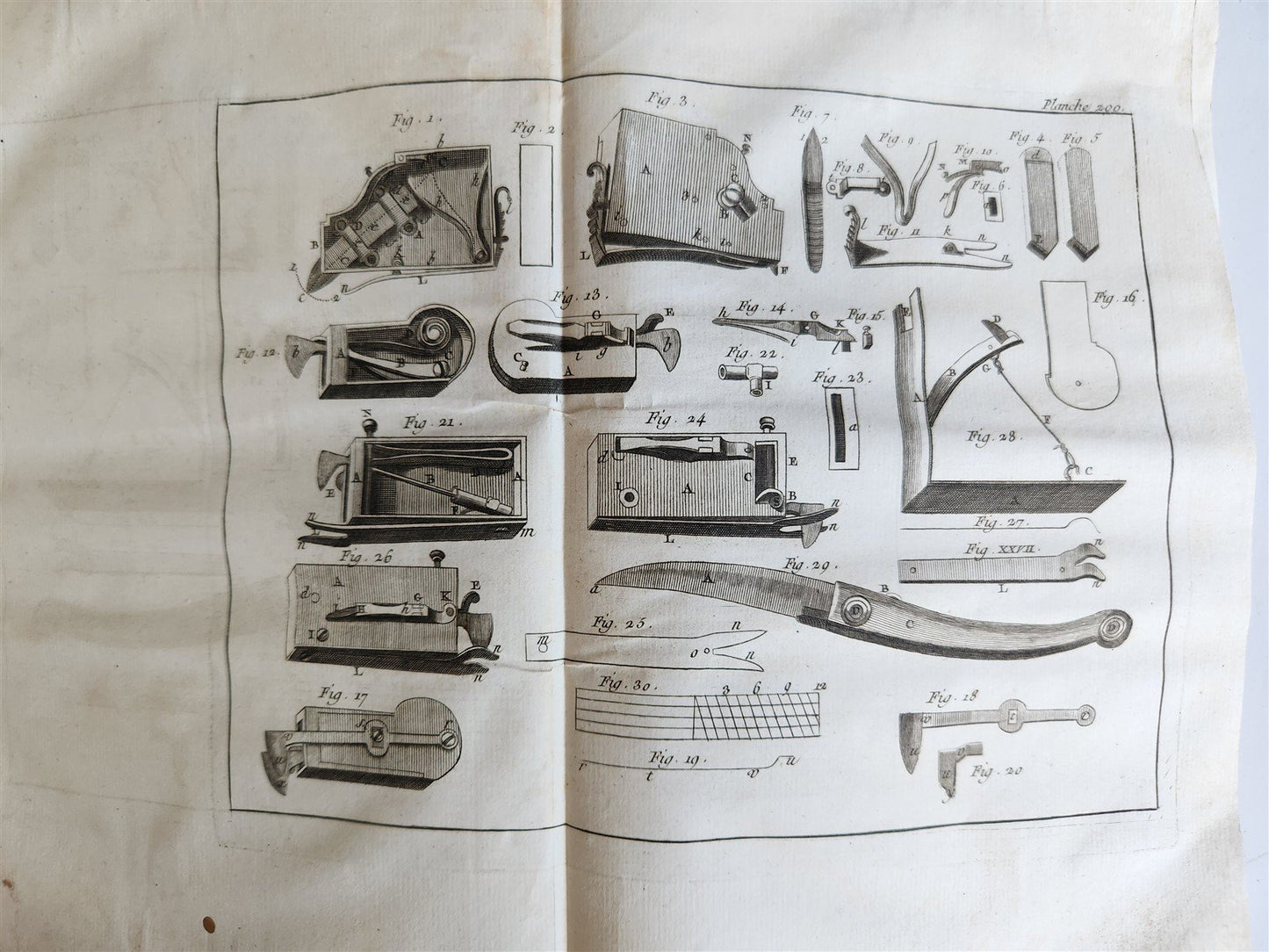 1770 MEDICAL TREATISE ILLUSTRATED ANATOMY by Francois PLANQUE antique V. 10
