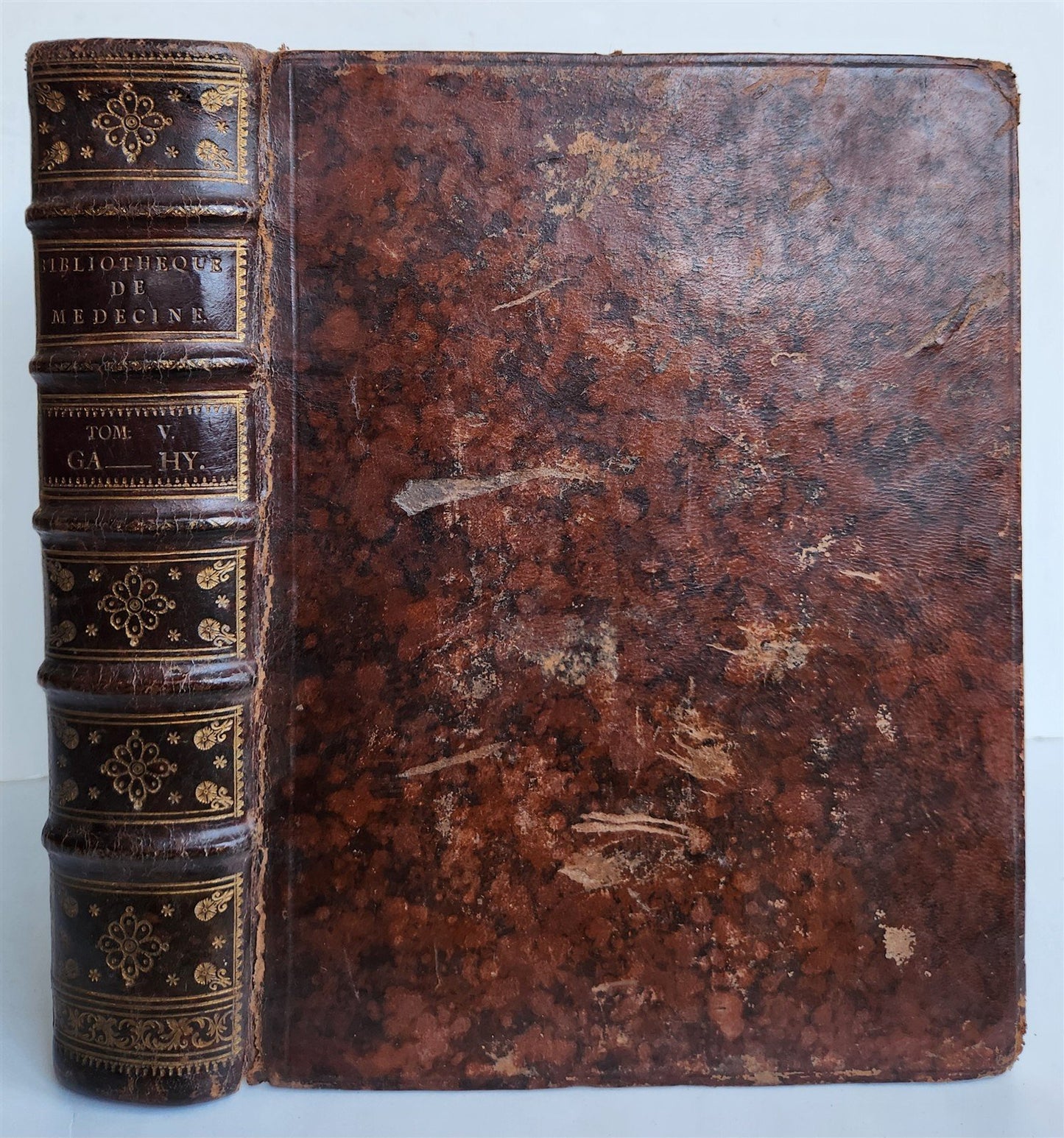 1759 MEDICAL TREATISE ILLUSTRATED ANATOMY by Francois PLANQUE antique V. 5