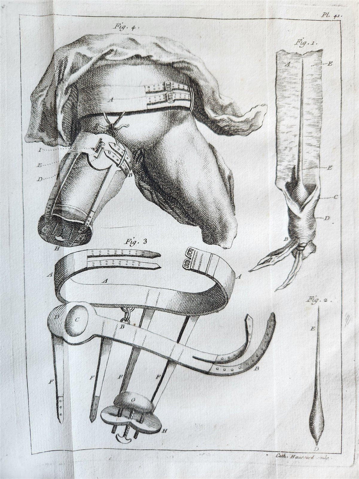 1749 MEDICAL TREATISE ILLUSTRATED ANATOMY by Francois PLANQUE antique V. 2