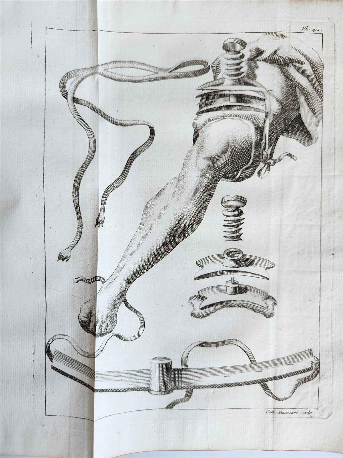 1749 MEDICAL TREATISE ILLUSTRATED ANATOMY by Francois PLANQUE antique V. 2