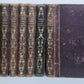 1843 TRAVELS to AMERICA CHINA INDIA 8 vols ILLUSTRATED antique in FRENCH