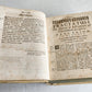 1710 THEOLOGY antique BLIND TOOLED PIGSKIN BINDING decorative