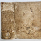 1706 THEOLOGY antique BLIND TOOLED PIGSKIN BINDING decorative