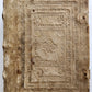 1706 THEOLOGY antique BLIND TOOLED PIGSKIN BINDING decorative