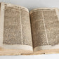 1706 THEOLOGY antique BLIND TOOLED PIGSKIN BINDING decorative