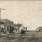 HAMILTON ND MAIN STREET ANTIQUE REAL PHOTO POSTCARD RPPC