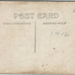 HAMILTON ND MAIN STREET ANTIQUE REAL PHOTO POSTCARD RPPC