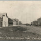 CAYUGA ND MAIN STREET ANTIQUE REAL PHOTO POSTCARD RPPC