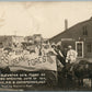 SHEYENNE ND POWER ELEVATOR CO FLOAT ANTIQUE REAL PHOTO POSTCARD RPPC